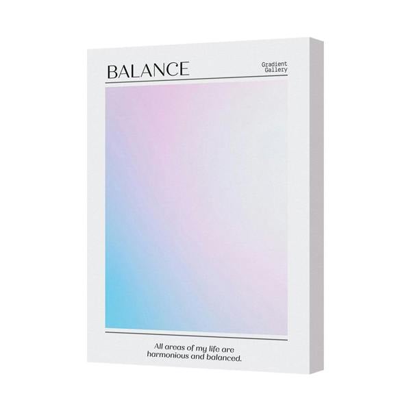Benjamin Tate Design Balance Gradient Gallery Canvas Print Pastel Abstract Wall Art