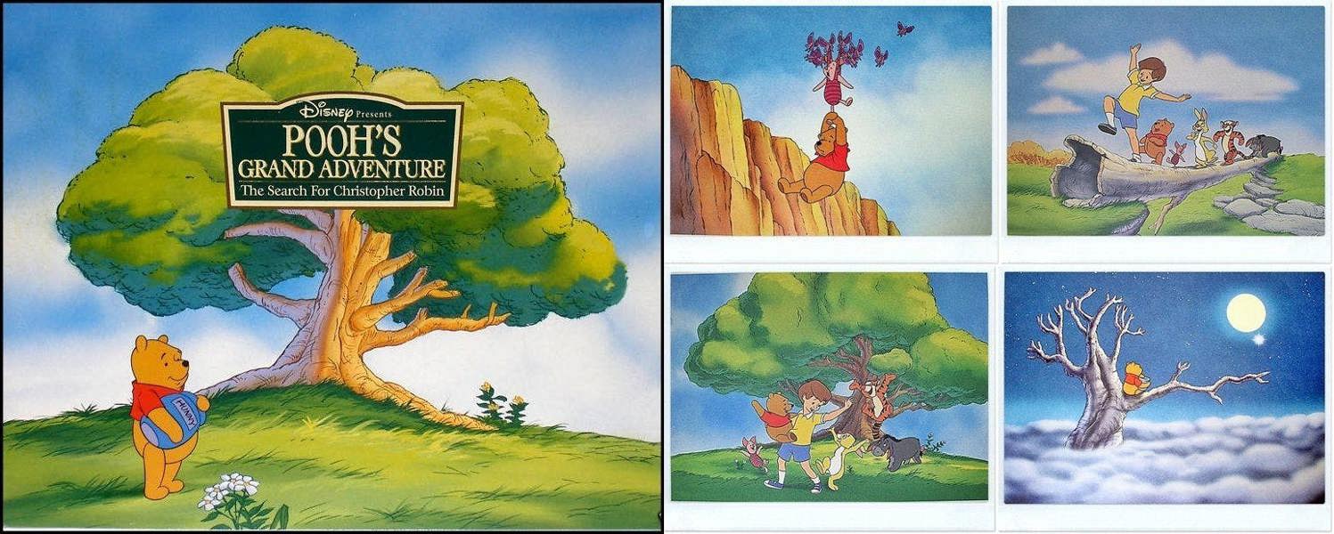 Disney Pooh's Grand Adventure - Set of 4 Exclusive Lithograph Prints