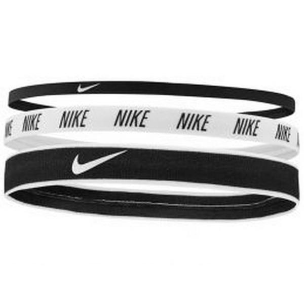 Nike Mixed Width Headbands 3 Pack - Black/White - 