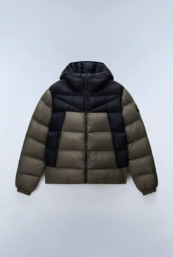 Napapijri Molveno Hooded Puffer Jacket - Green