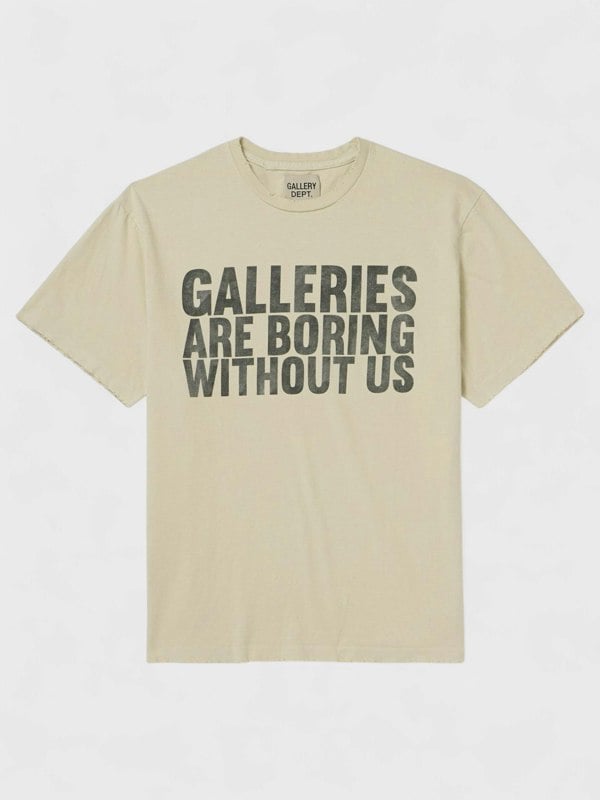 Gallery Dept. Boring Tee Archival White