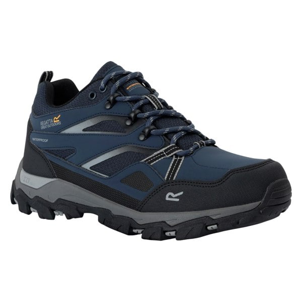 Regatta Mens Holcombe 3 Low Walking Boots - Navy/Dark Steel