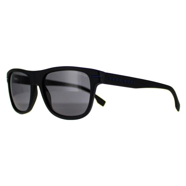 Hugo Boss Sunglasses BOSS 1322/S 0VK M9 Matte Black Blue Grey Polarized