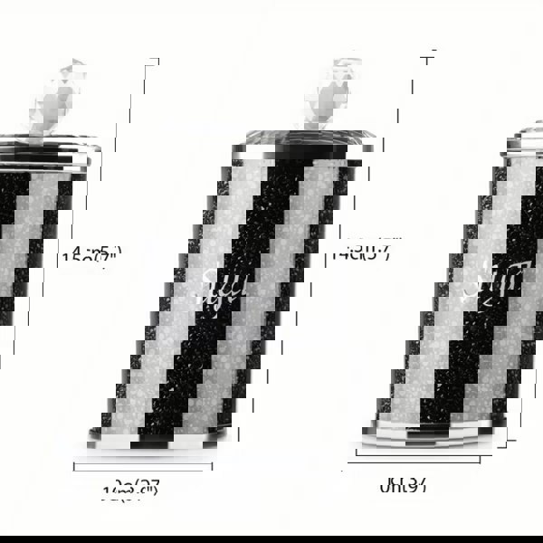 smartbies Luxury Crystal Tea, Coffee & Sugar Canister Set