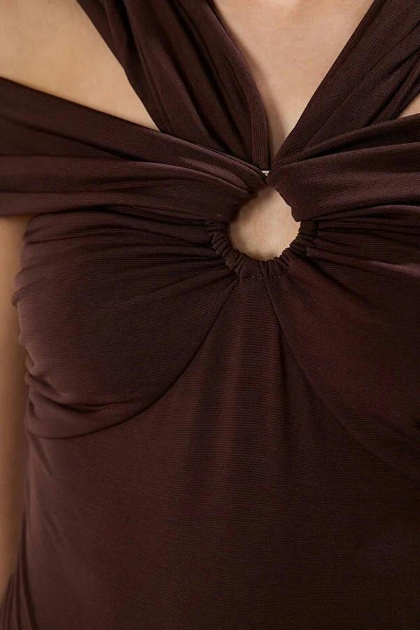 WOVCOR Accessory Detail Knitted Bodysuit