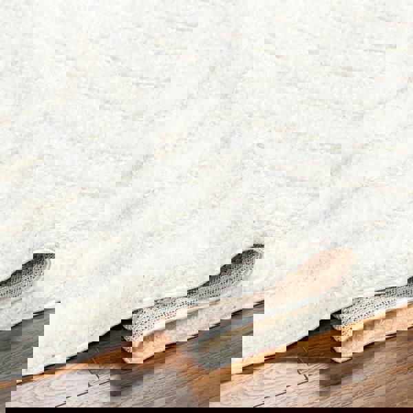 Livabliss Rodos-Modern Beige White Soft Plush Pile Rug