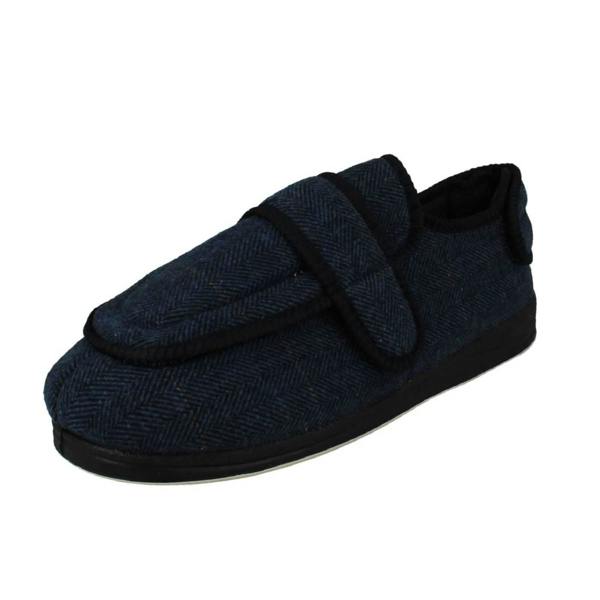 Padders Mens Padders Memory Foam Slippers Wrap