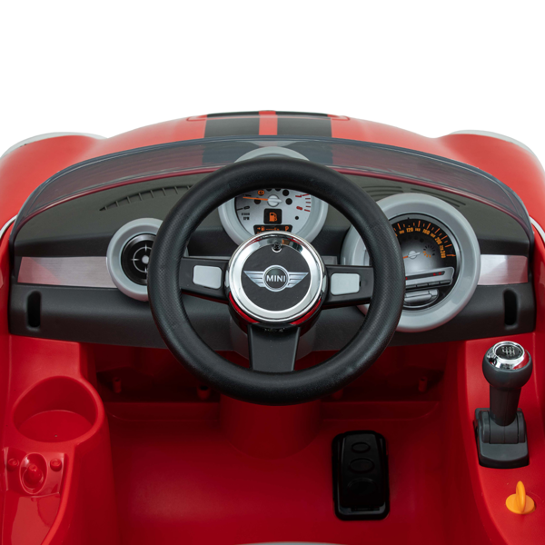 Rollplay Mini Cooper S Roadster 6 Volt Car with Remote Control - Red