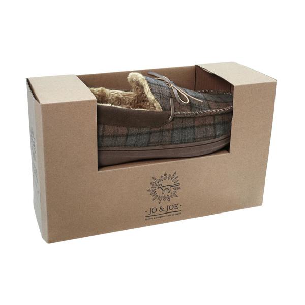 Jo & Joe BUDE Mule Slippers   in  Brown