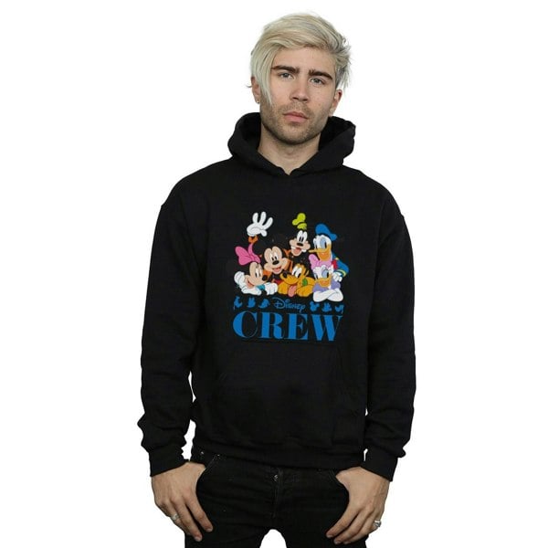 Disney Mens Mickey Mouse Disney Friends Hoodie - Black