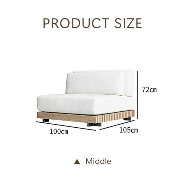 Delisia Tranquil Outdoor Garden Sofa Set-Sofas-Weilai Concept-Weilai Concept