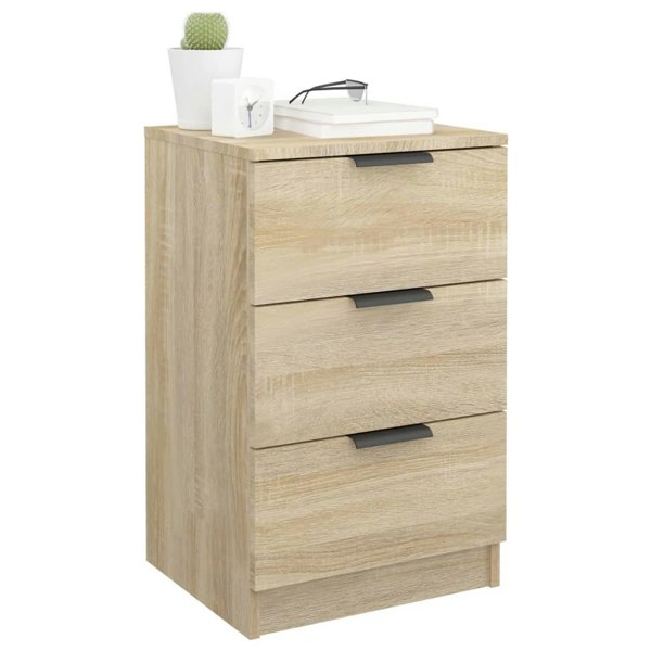 Berkfield Bedside Cabinets 2 pcs Sonoma Oak 40x36x65 cm