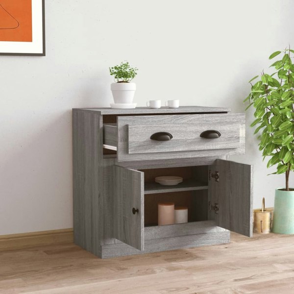Berkfield Sideboard Grey Sonoma 70x35.5x67.5 cm Engineered Wood