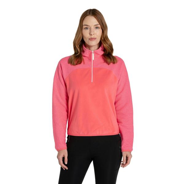 Craghoppers Womens/Ladies Selina Half Zip Fleece Top - Coral Reef - 