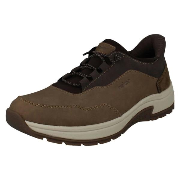 Rieker Mens Rieker Ready2Go Elasticated Lace Wide Fitting Shoes 11055