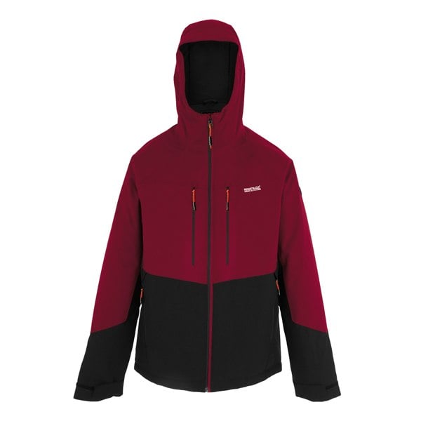 Regatta Mens Highton Stretch Padded Jacket - Dark Maroon/Black