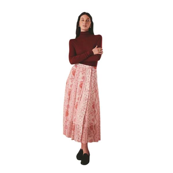 Cath Kidston Womens/Ladies Pleated Skirt - Pink - 