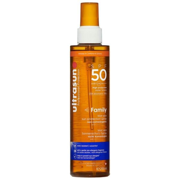 Ultrasun  Family Wet Skin Spray SPF50 200ml