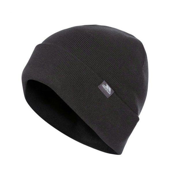 Trespass Unisex Adult Crackle Reflective Beanie - Black