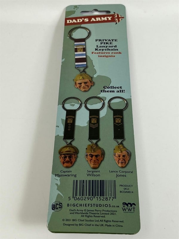 BCS Dads Army Private Pike Lanyard Keychain 6 Inches BCS BCDA0014