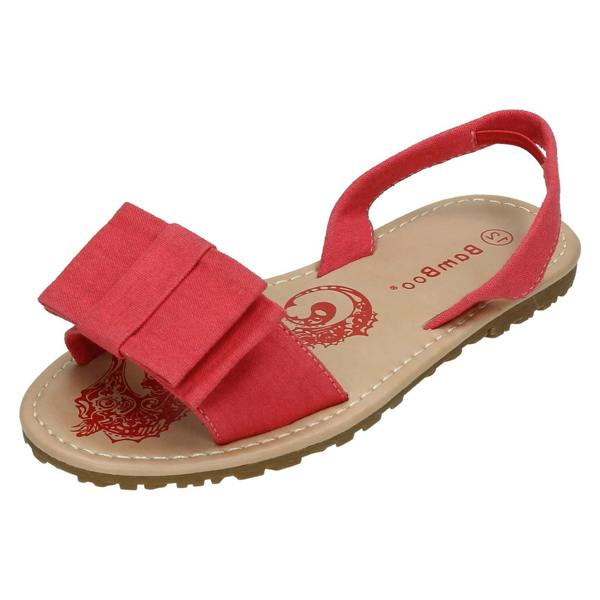 Spot On Girls Spot On Flat Mule Slingback Sandals