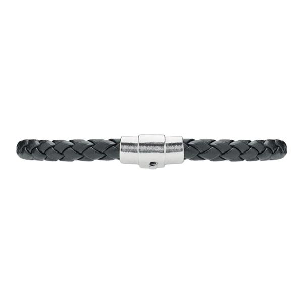 MidOcean Fauleti Faux Leather Braided Bracelet - Black - 
