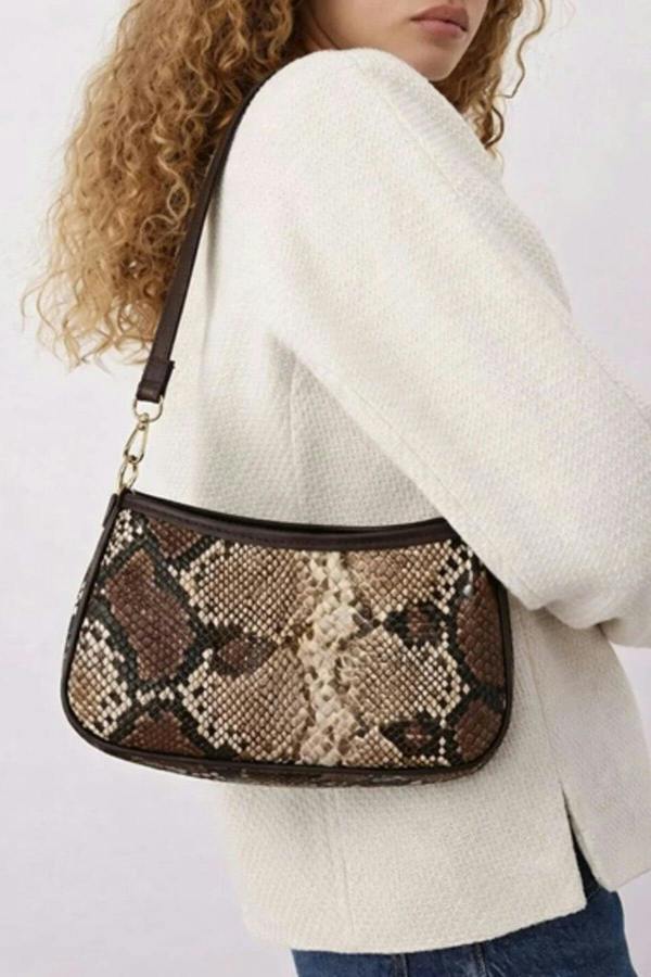 WOVCOR Snake Pattern Women's Mini City Shoulder Bag