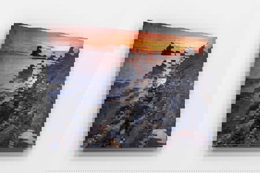 the best coastline sunset picture for interior design