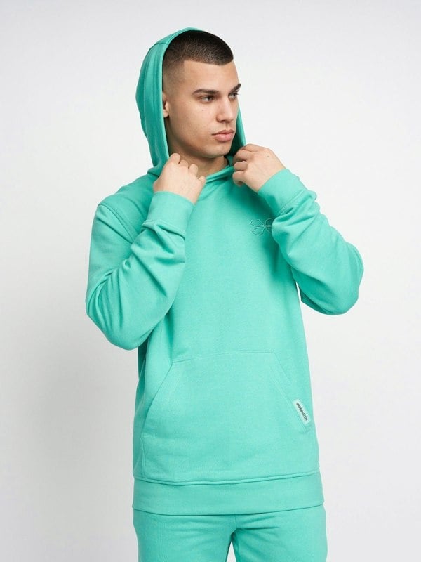 Crosshatch Emmson Hoodie Aqua