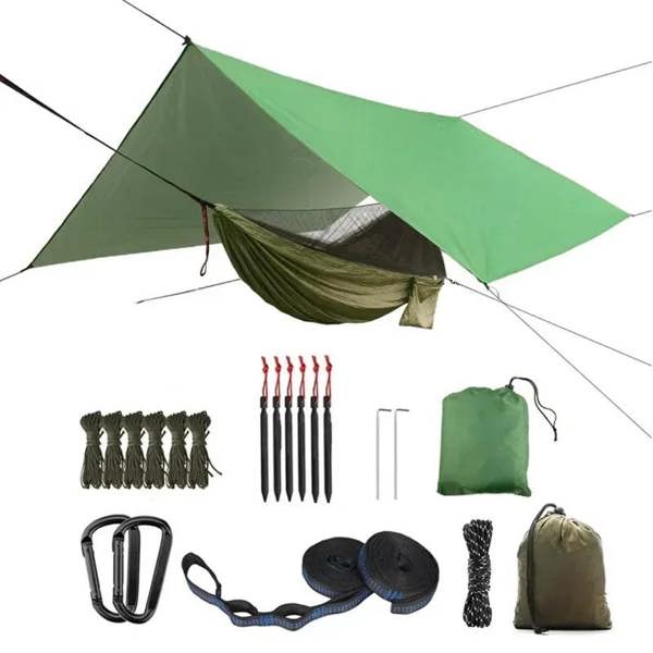 OLPRO Portable Hammock with Canopy & Bug Net