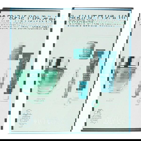 Biotherm Aquasource Hyalu Plump Gel 4 Piece Gift Set: Gel 50ml - Night Balm 20ml - Serum 7ml - Eye Cream 5ml