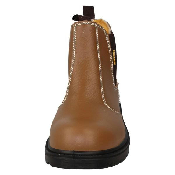 Workforce Mens Workforce Pull On Steel Toe Cap Safety Boots WF16/17-P