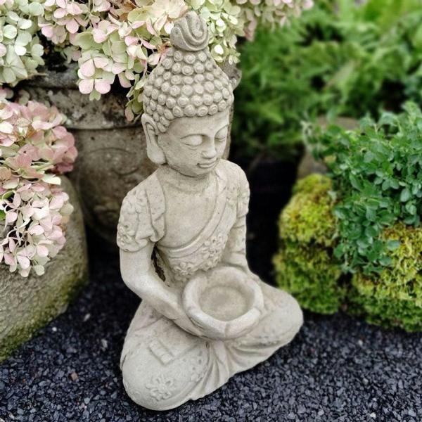 SPA Tealight Buddha Statue Garden Ornament