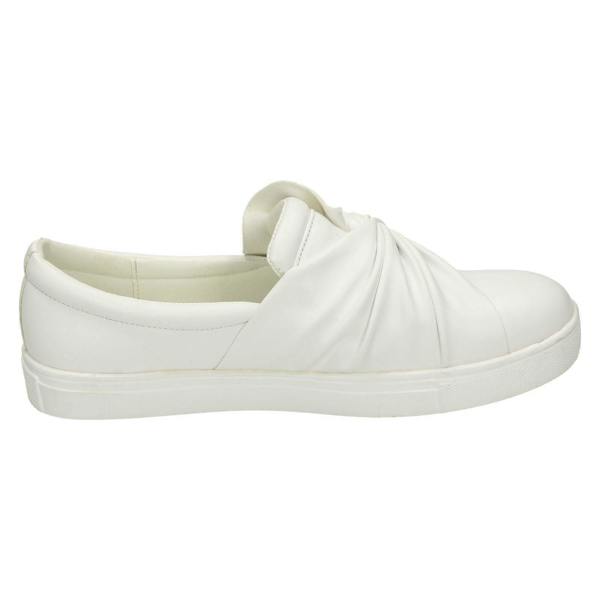 Spot On Ladies Spot On Twist Vamp Slip On Plimsolls