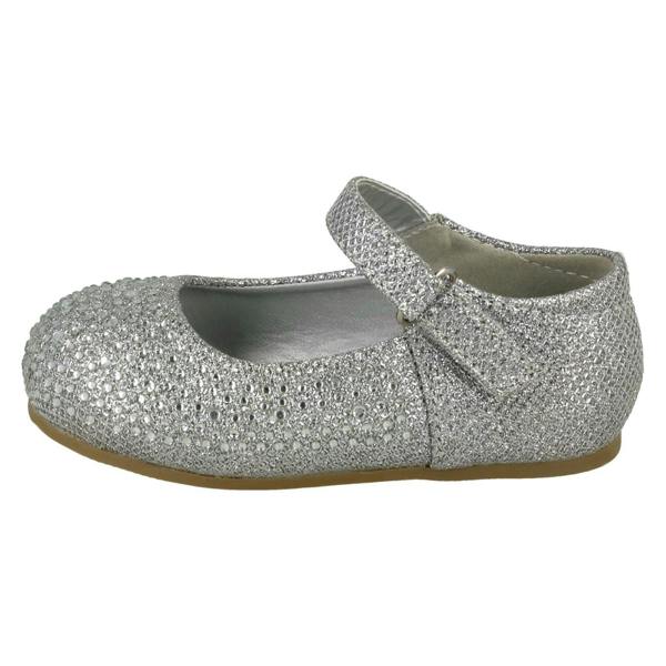 Savannah Girls Savannah Flat Diamante Shoes