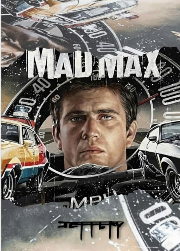 Ben Jeffery Artwork Mad Max Limited Edition Print By Artist Ben Jeffery Only 75 Produced
