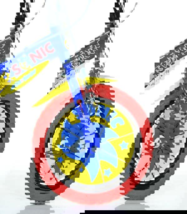 Dino Sonic Kids 14" Wheel Bike - Blue/Yellow