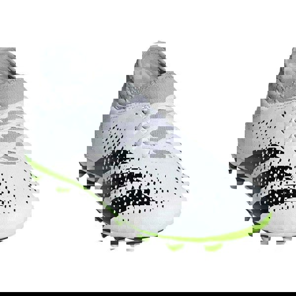 Adidas Childrens/Kids Predator Accuracy 4 Flexible Ground Football Boots - White/Black/Green