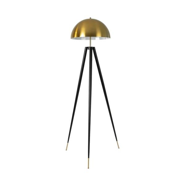 Angel Cerdá Polished gold steel and black steel floor lamp 8100