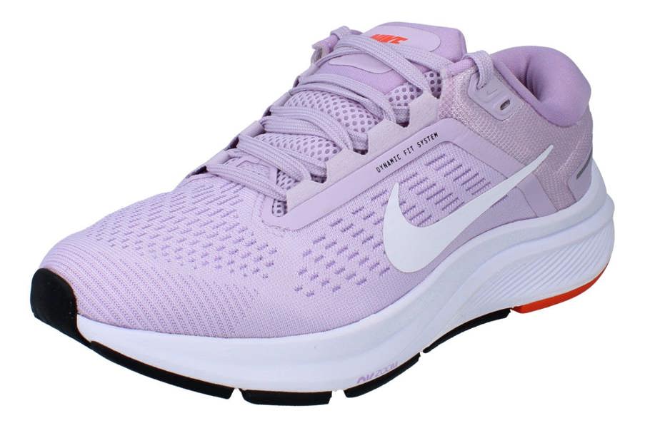 Nike Womens Air Zoom Structure 24 Da8570  501 - Doll White Lilac Rush Orange 501 - Photo 0