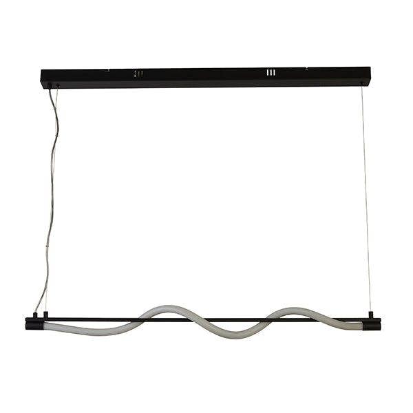 Pagazzi Lighting Diego Matte Black LED Ceiling Pendant Bar