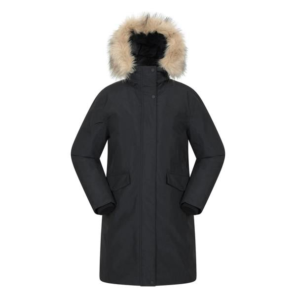 Mountain Warehouse Womens/Ladies Marlow Extreme Down Waterproof Parka - Black