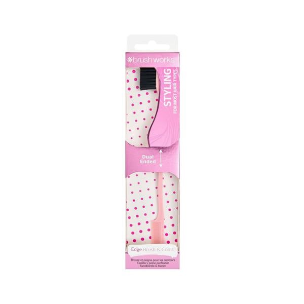 Brushworks Edge Brush & Comb