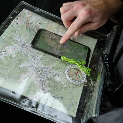 Trekmates Waterproof Dry Map Case Set Hiking Walking Navigation Outdoor Kit