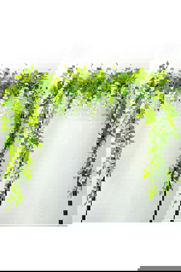 Living and Home 2 Pcs Artificial Wisteria Flowers Garland Decoration