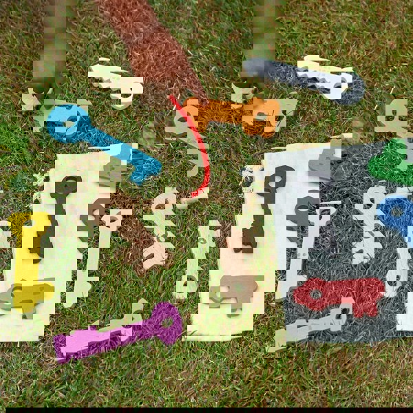 tickit Rainbow Wooden Keys