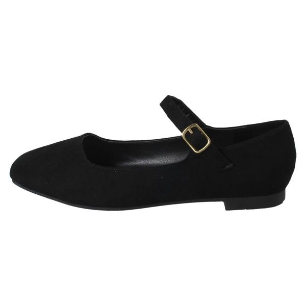 Savannah Ladies Savannah Buckle Fastening Flat Mary Jane Smart Shoes F80587