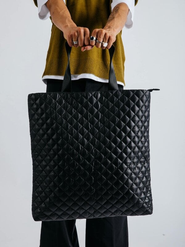 SVNX Nylon Quilted Tote Bag