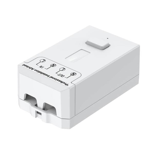 ENER-J Wireless Kinetic 3 Gang Switch ECO SERIES (Black body) with 3 Non Dimmable 5A RF Receivers. No Wiring, No Batteries, No Drilling Holes