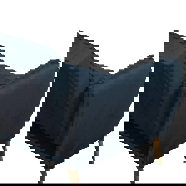 Dorel Home Tallulah Sofa Bed with Memory Foam in Velvet Blue